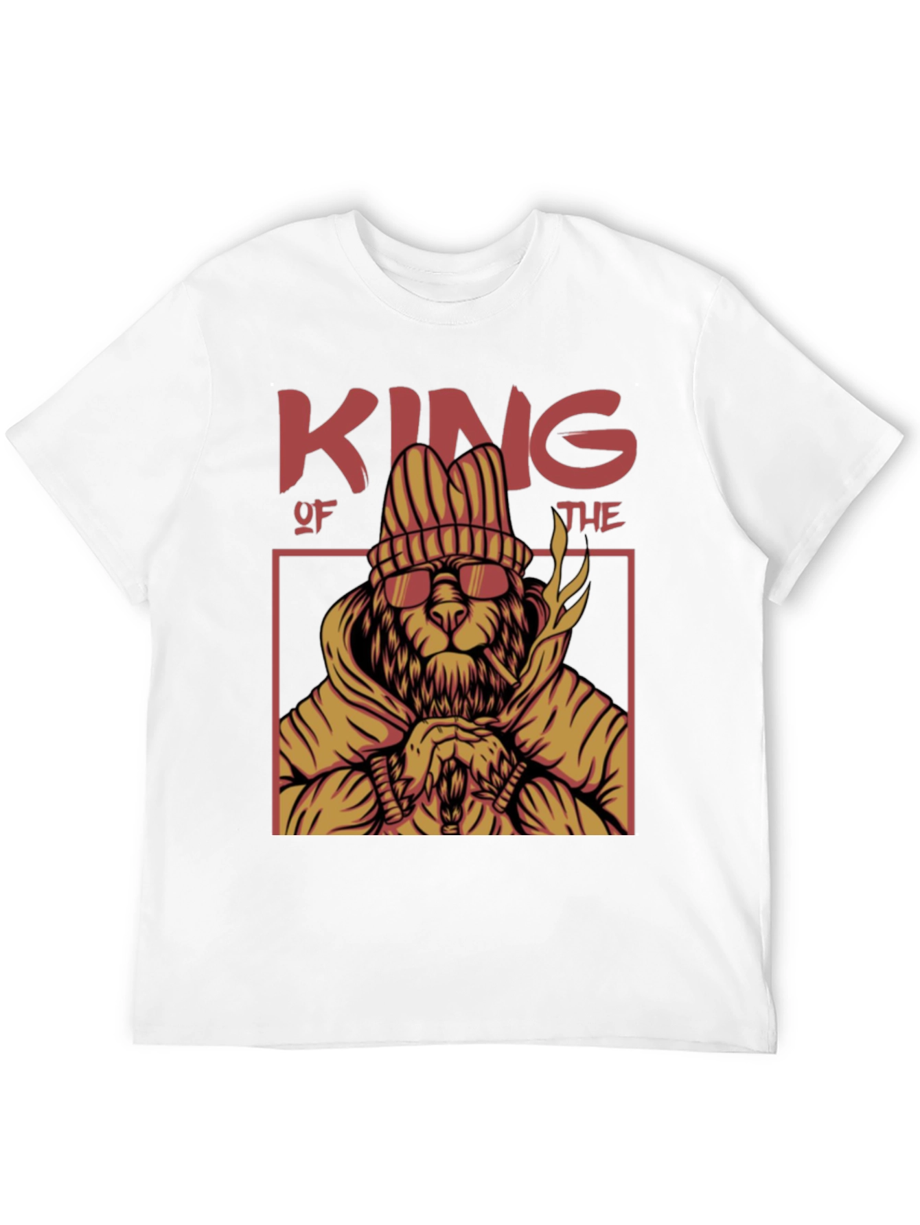 King Lion Graphic T-Shirt - Urban Streetwear Tee