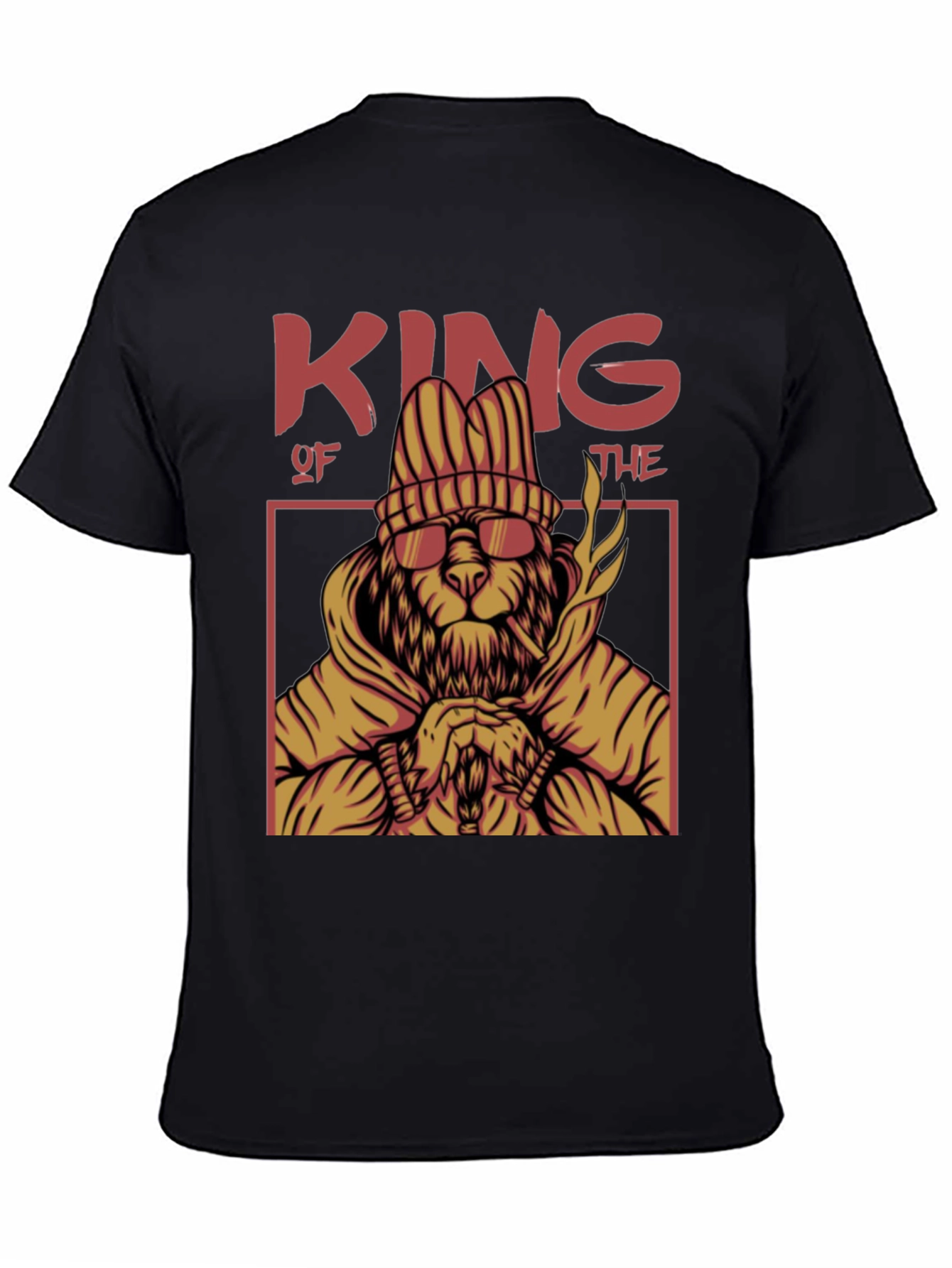 King Lion Graphic T-Shirt - Urban Streetwear Tee