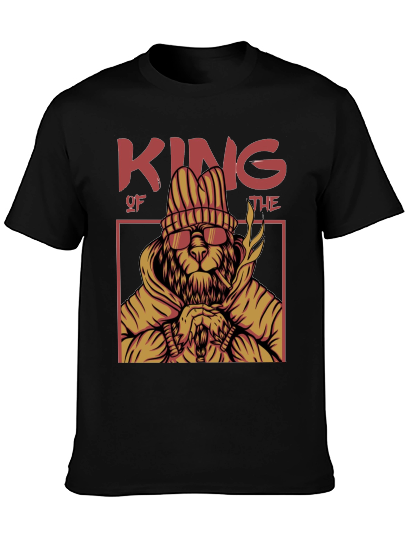 King Lion Graphic T-Shirt - Urban Streetwear Tee