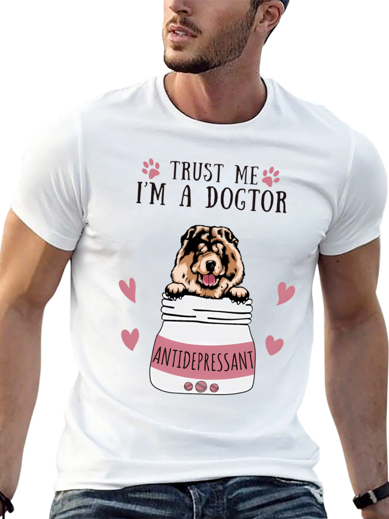 Dog Lover T-Shirt - Antidepressant Doctor