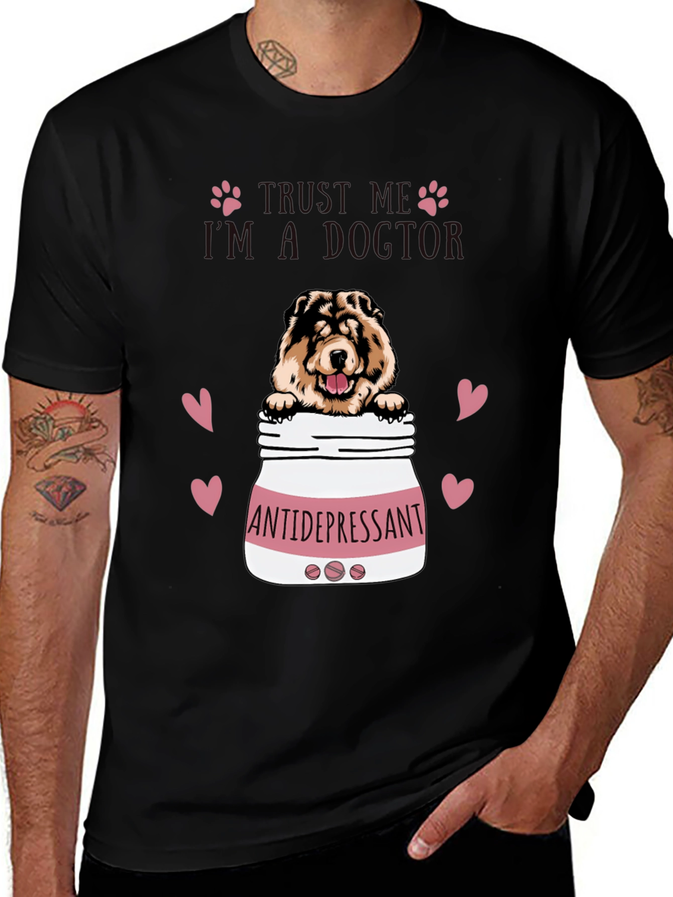 Dog Lover T-Shirt - Antidepressant Doctor