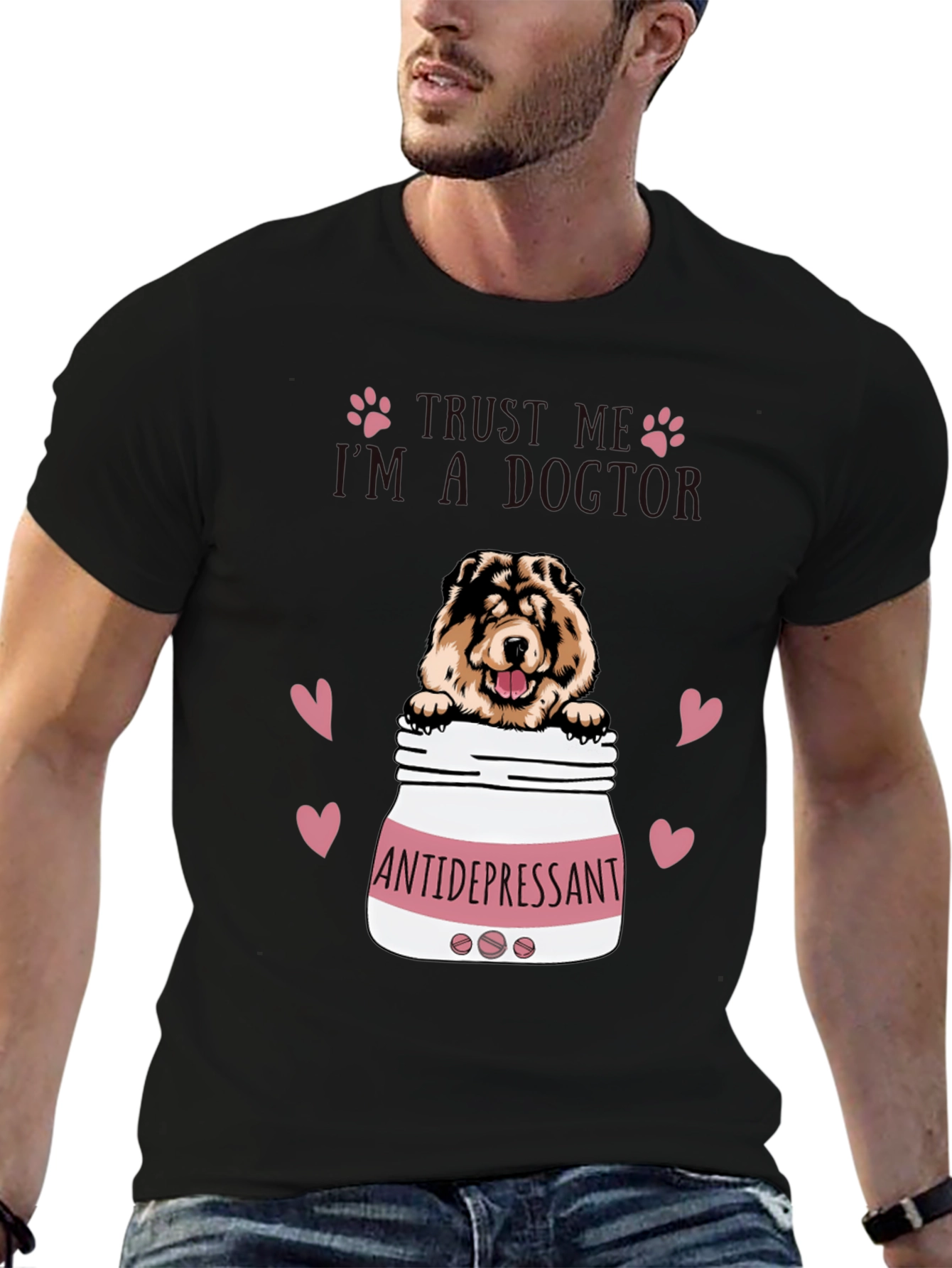 Dog Lover T-Shirt - Antidepressant Doctor