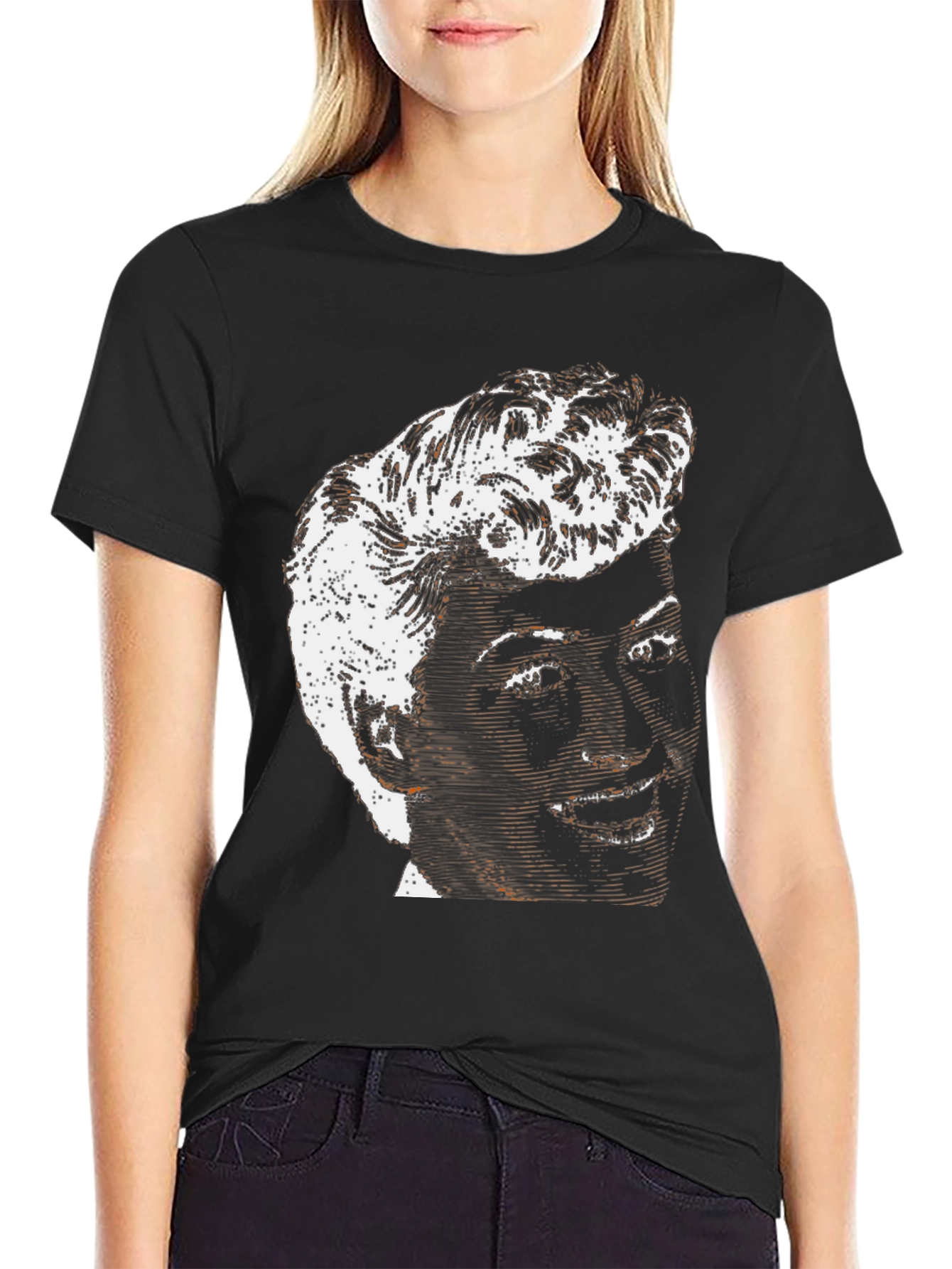Retro Graphic Tee - Rockabilly Style