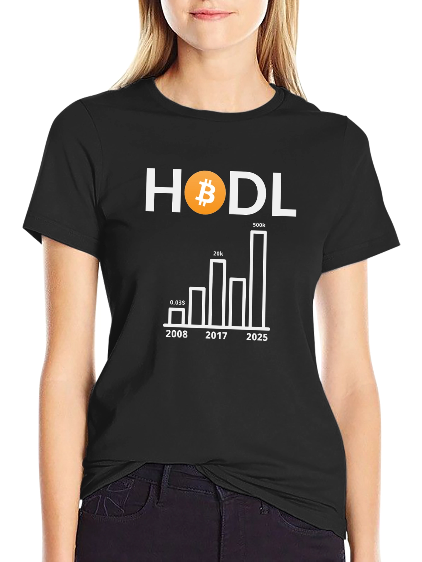 HODL Bitcoin Crypto T-Shirt