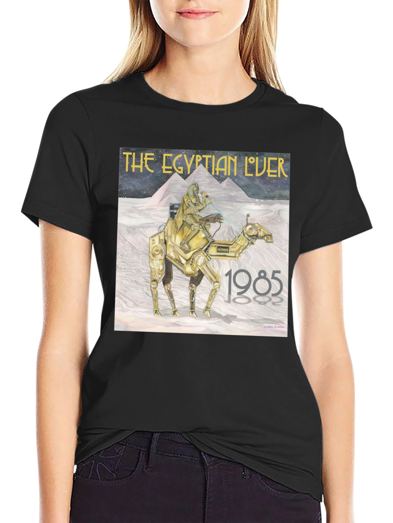 Egyptian Lover 1985 Black T-Shirt