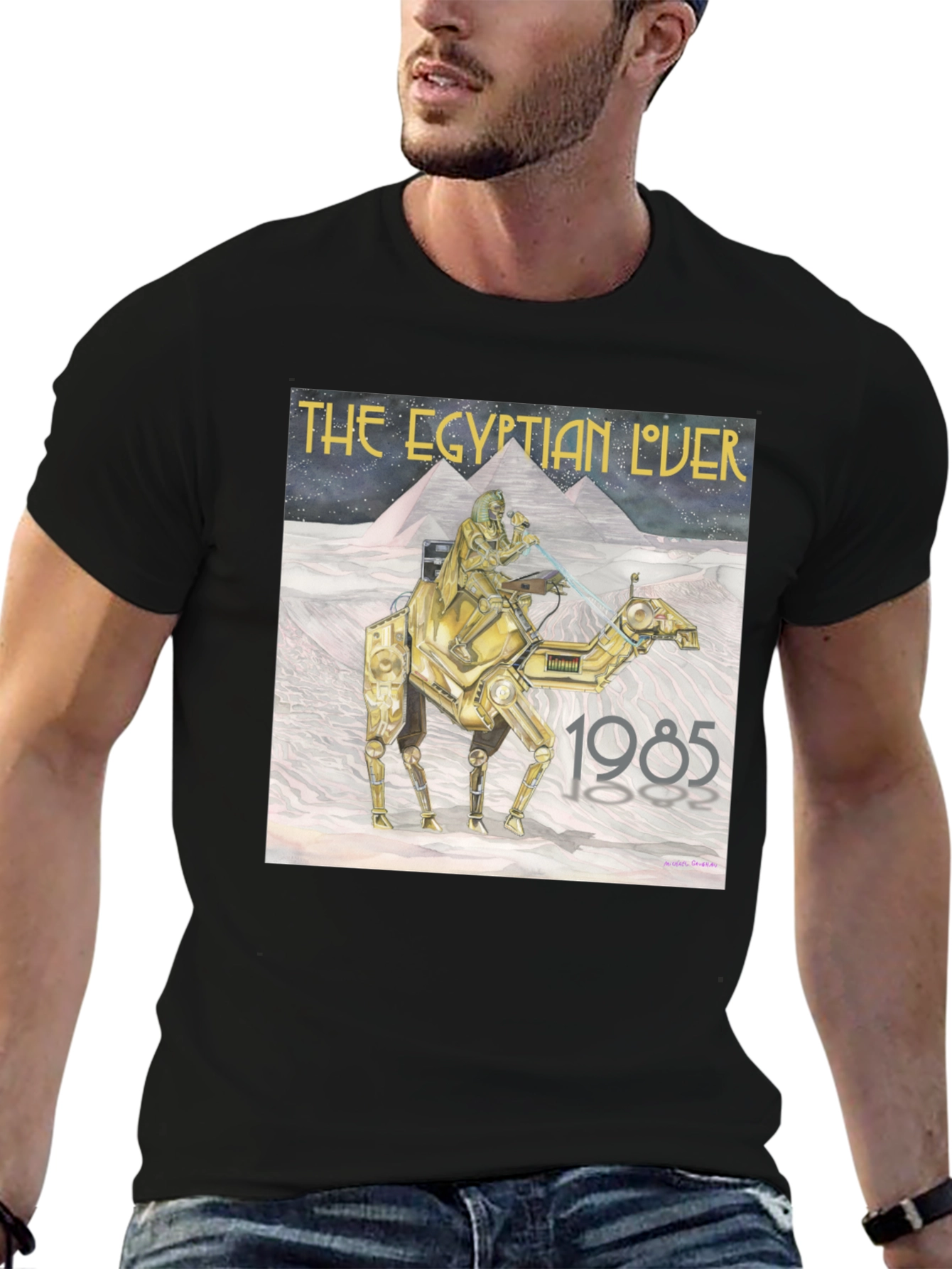 Egyptian Lover 1985 Black T-Shirt