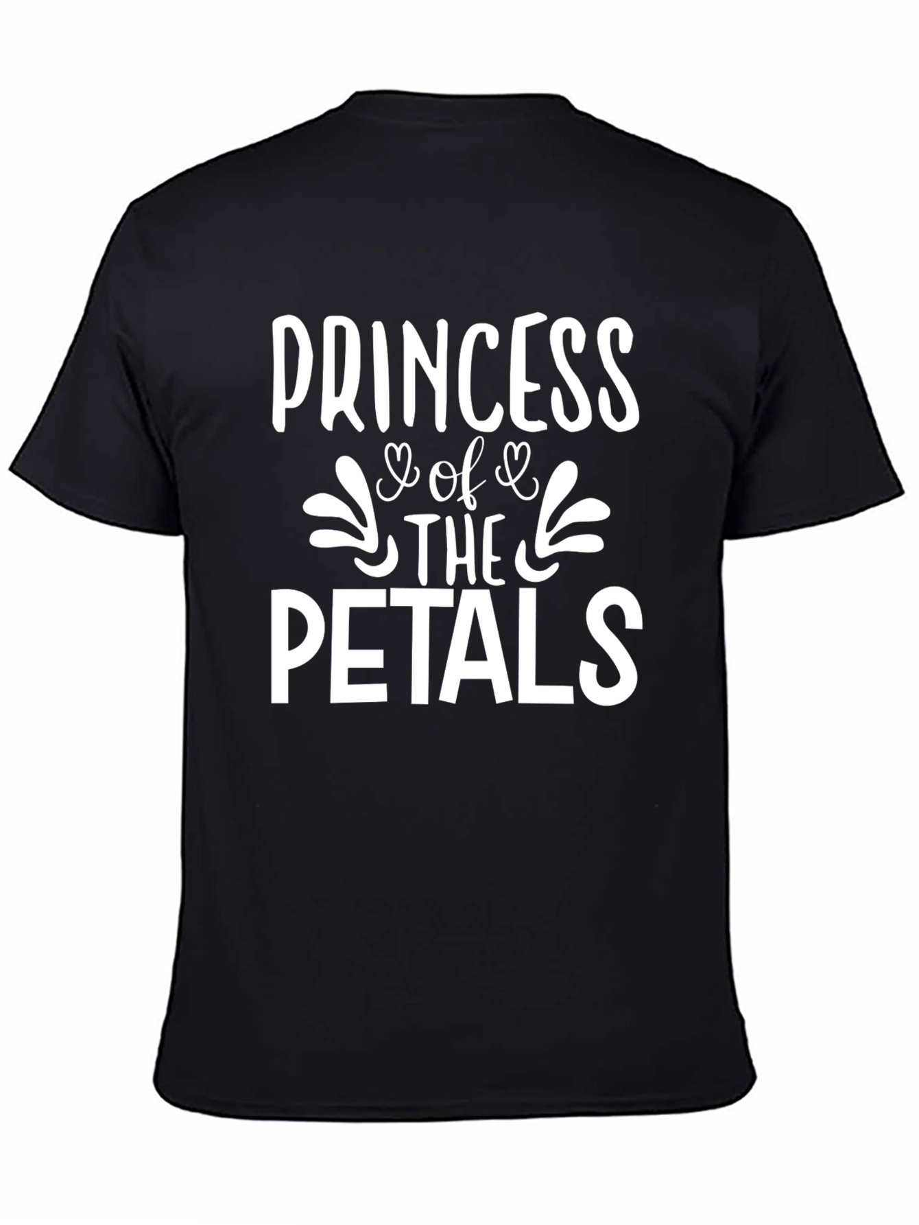 Princess of the Petals Black T-Shirt