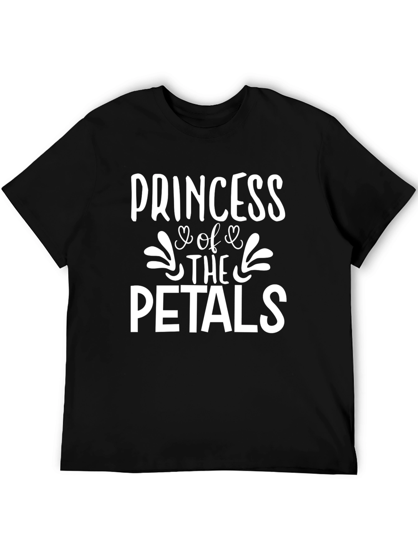 Princess of the Petals Black T-Shirt