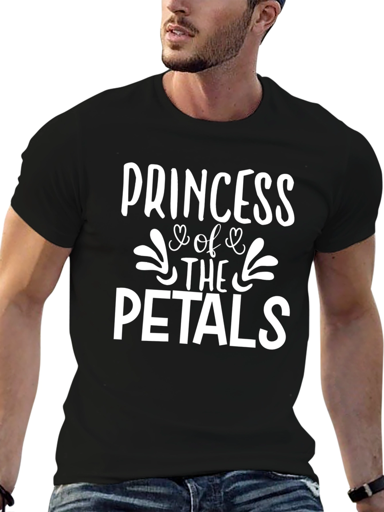 Princess of the Petals Black T-Shirt