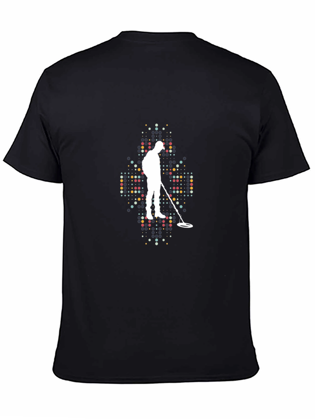 Metal Detector T-Shirt - Black Graphic Tee