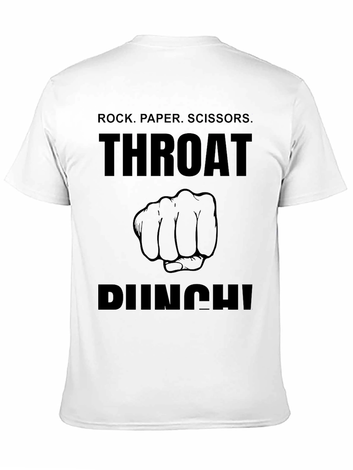 Rock Paper Scissors Throat Punch T-Shirt