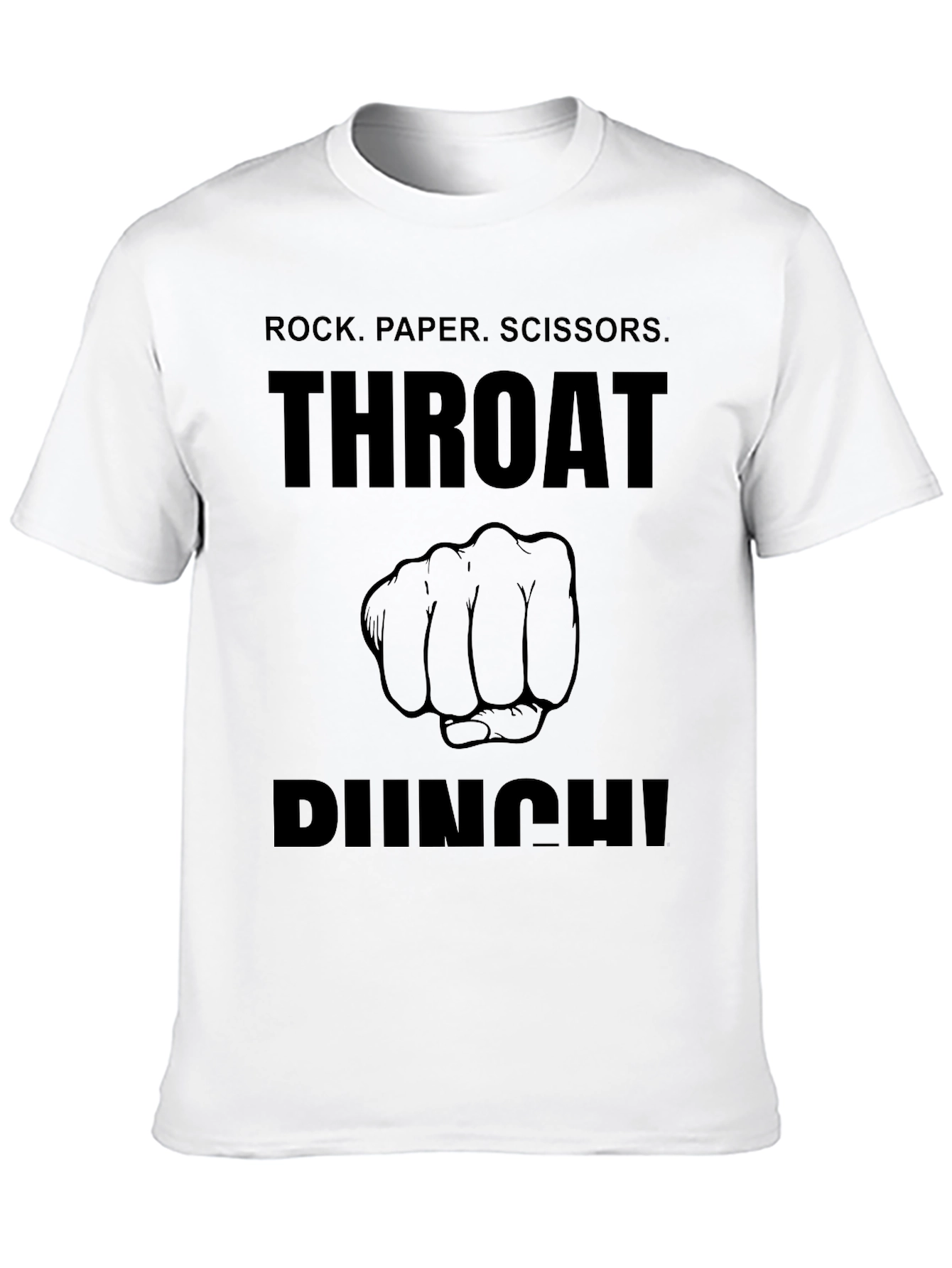 Rock Paper Scissors Throat Punch T-Shirt