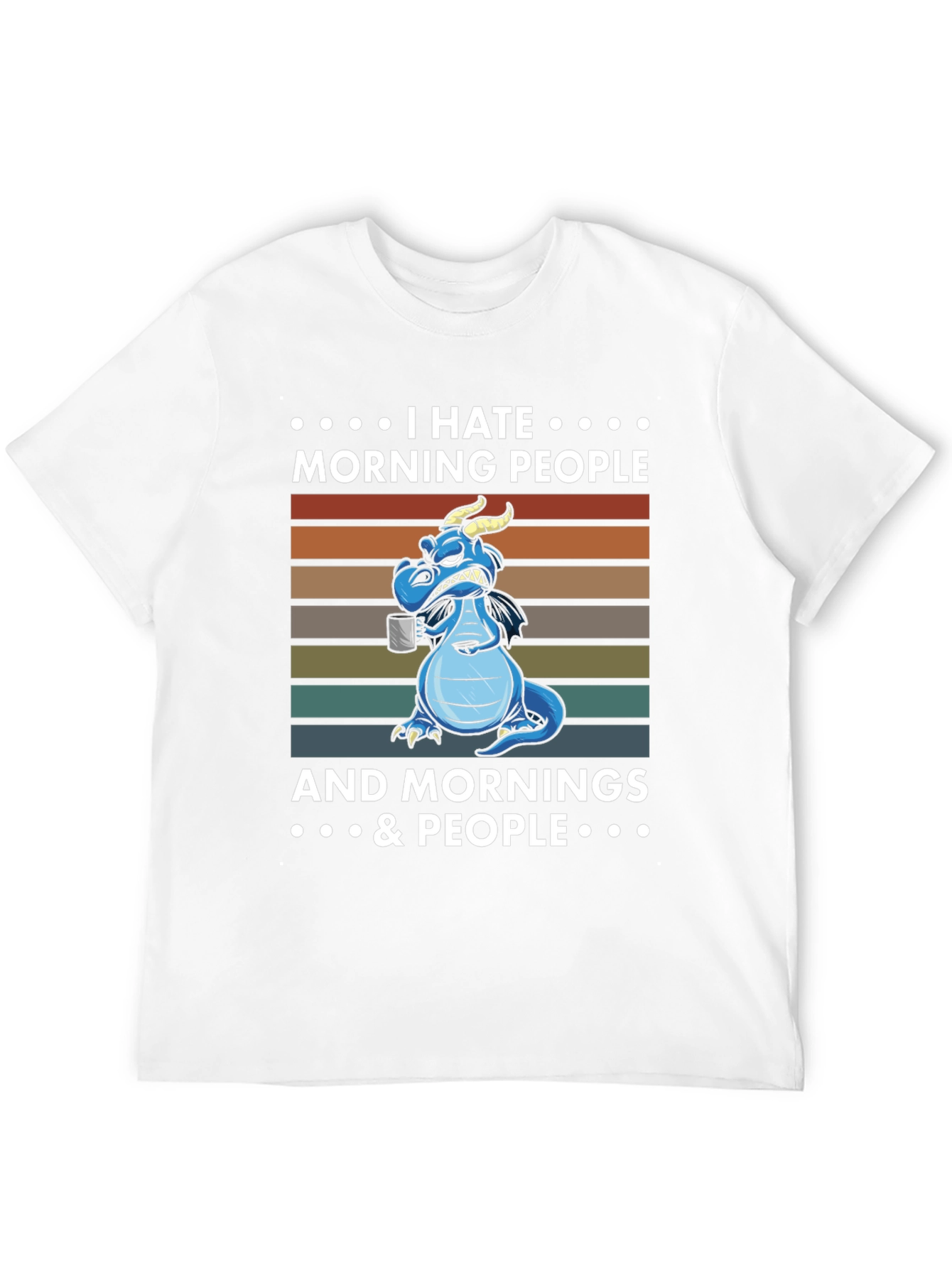 I Hate Morning People Dragon T-Shirt