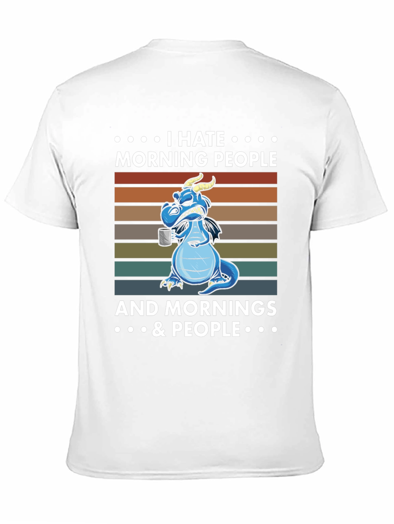 I Hate Morning People Dragon T-Shirt
