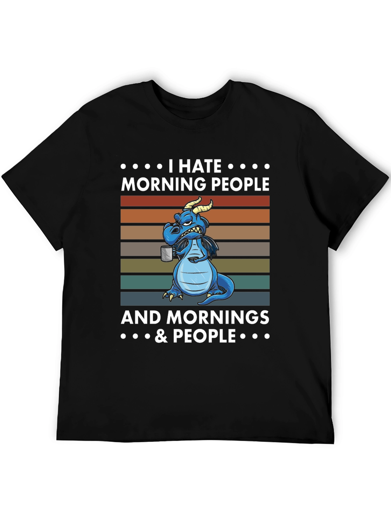 I Hate Morning People Dragon T-Shirt