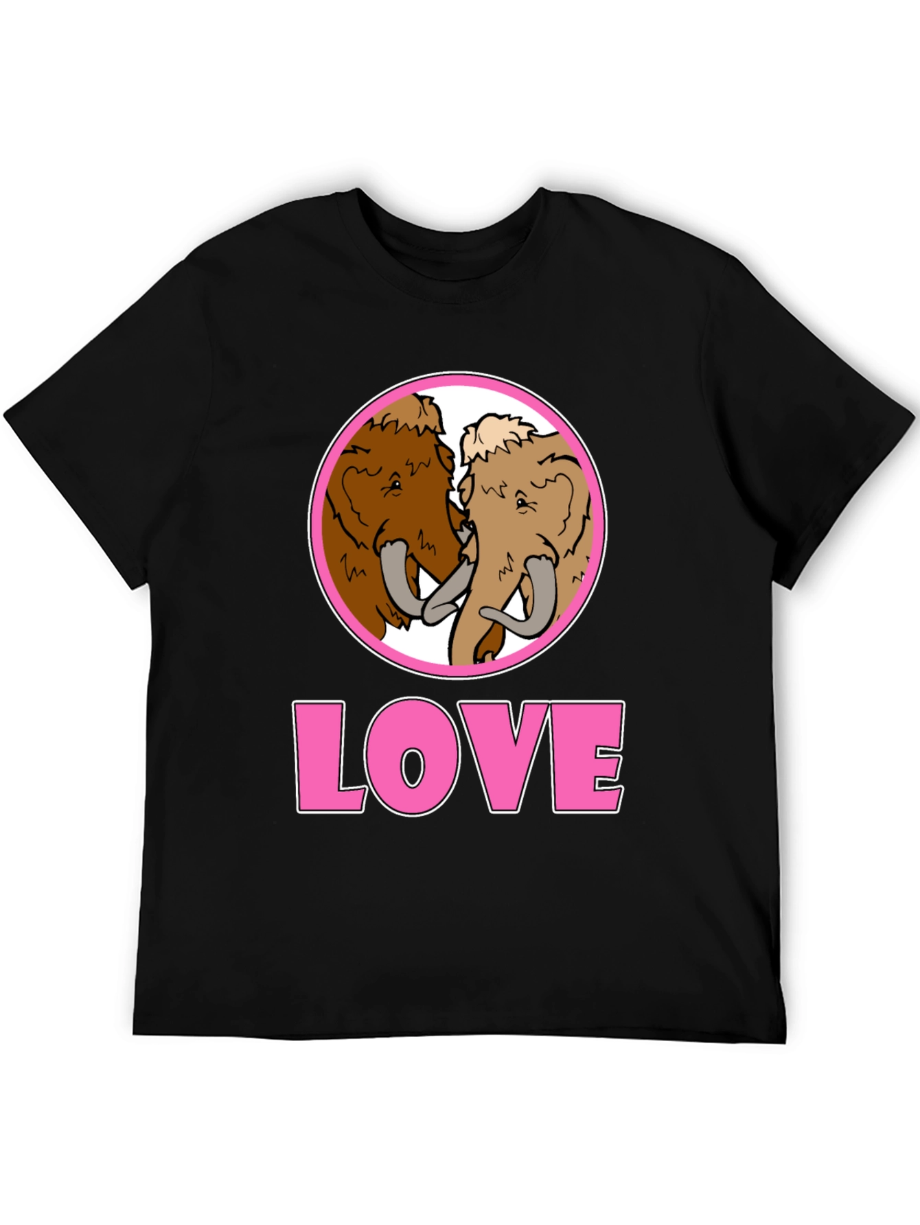 Mammoth Love T-Shirt - Black Cotton Tee