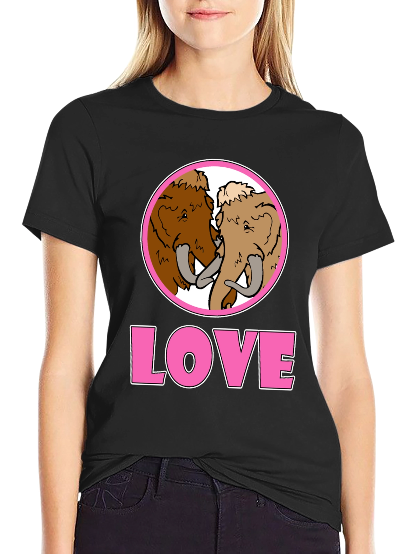 Mammoth Love T-Shirt - Black Cotton Tee