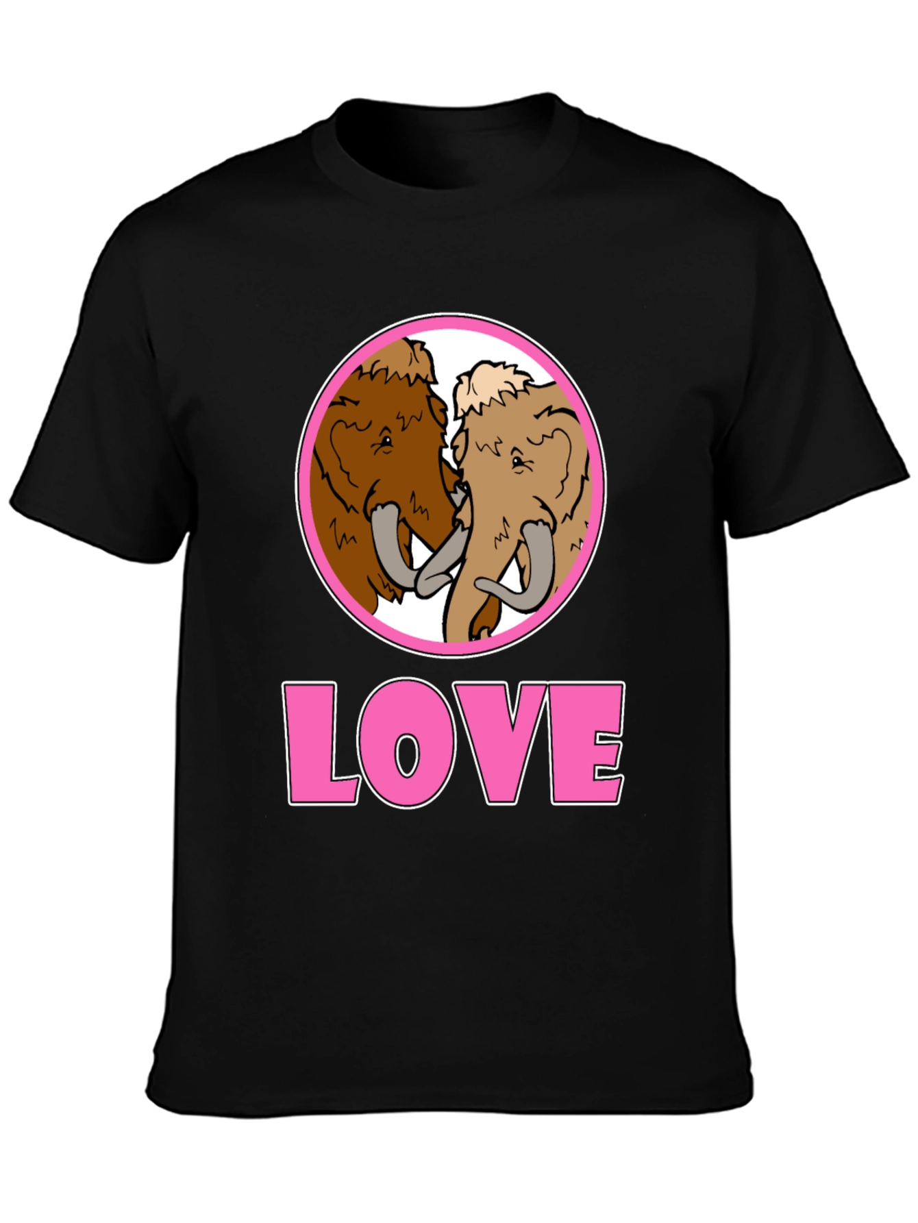 Mammoth Love T-Shirt - Black Cotton Tee