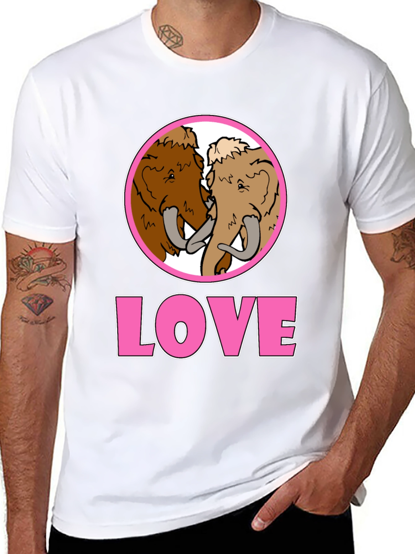 Mammoth Love T-Shirt - Black Cotton Tee