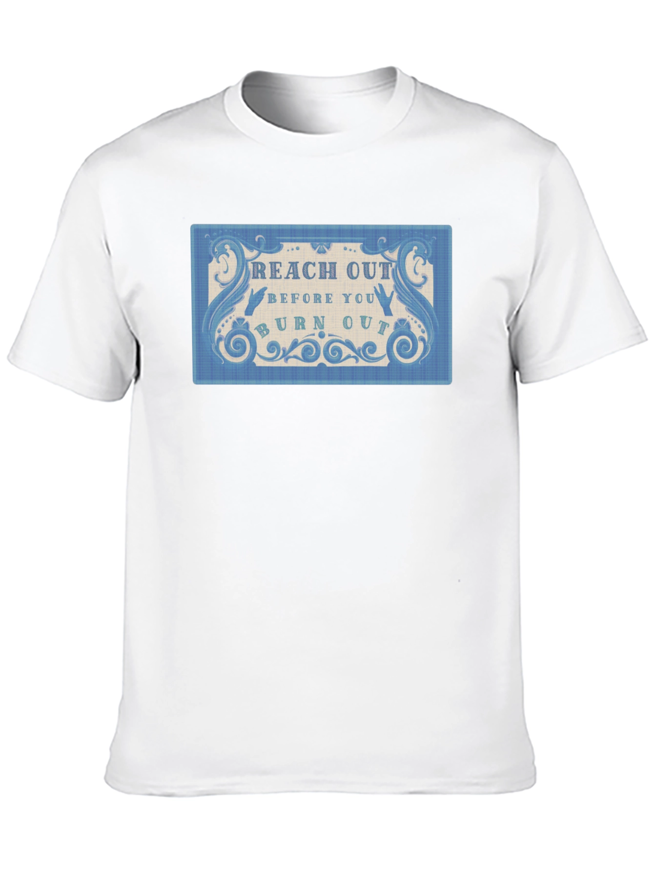 Reach Out Before You Burn Out Black T-Shirt
