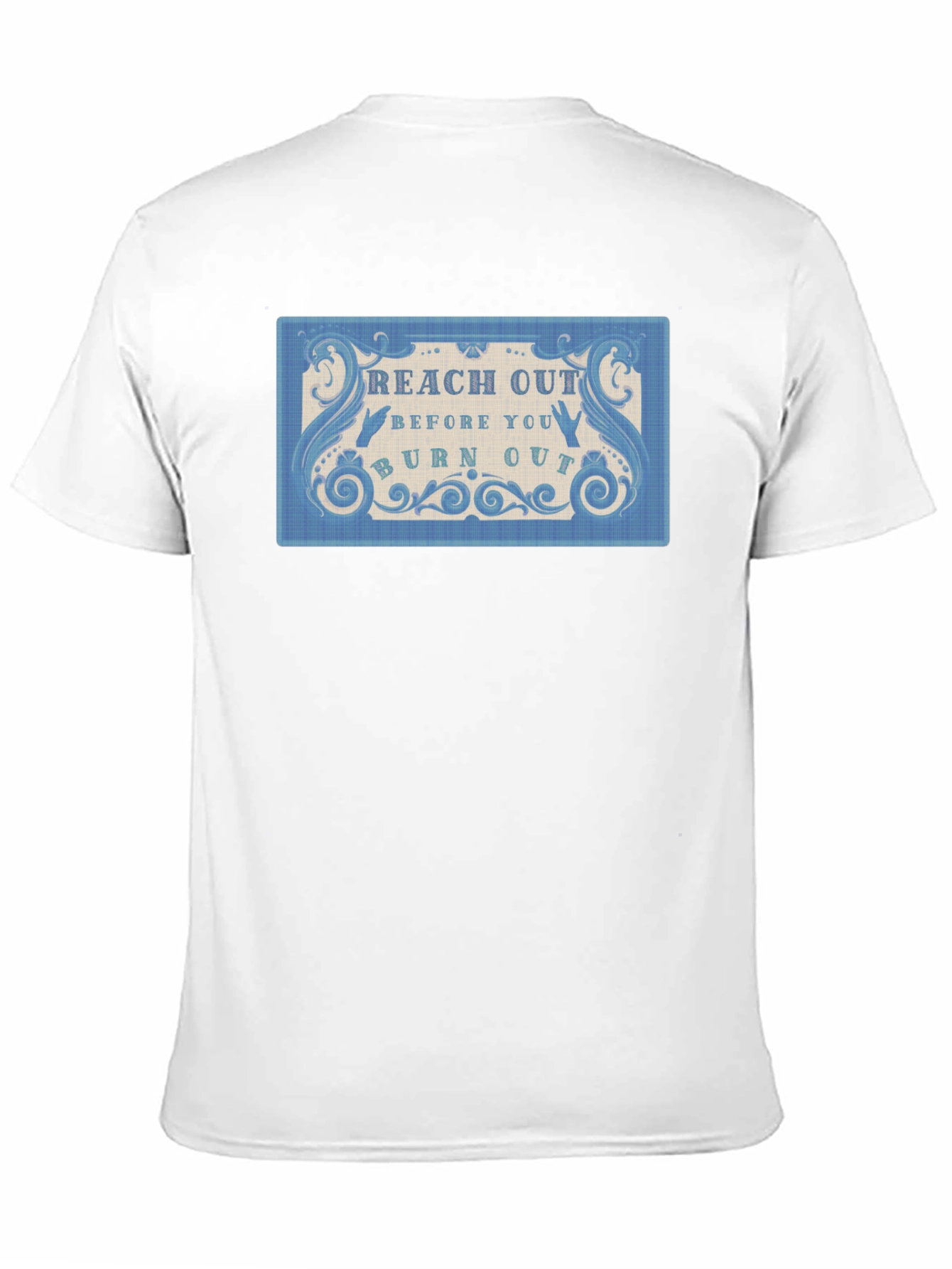 Reach Out Before You Burn Out Black T-Shirt