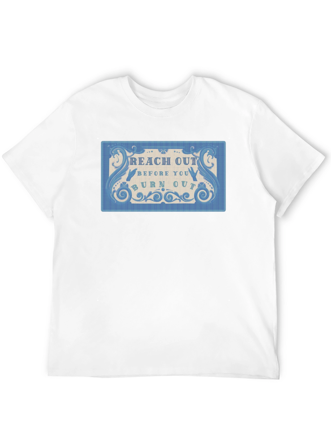 Reach Out Before You Burn Out Black T-Shirt