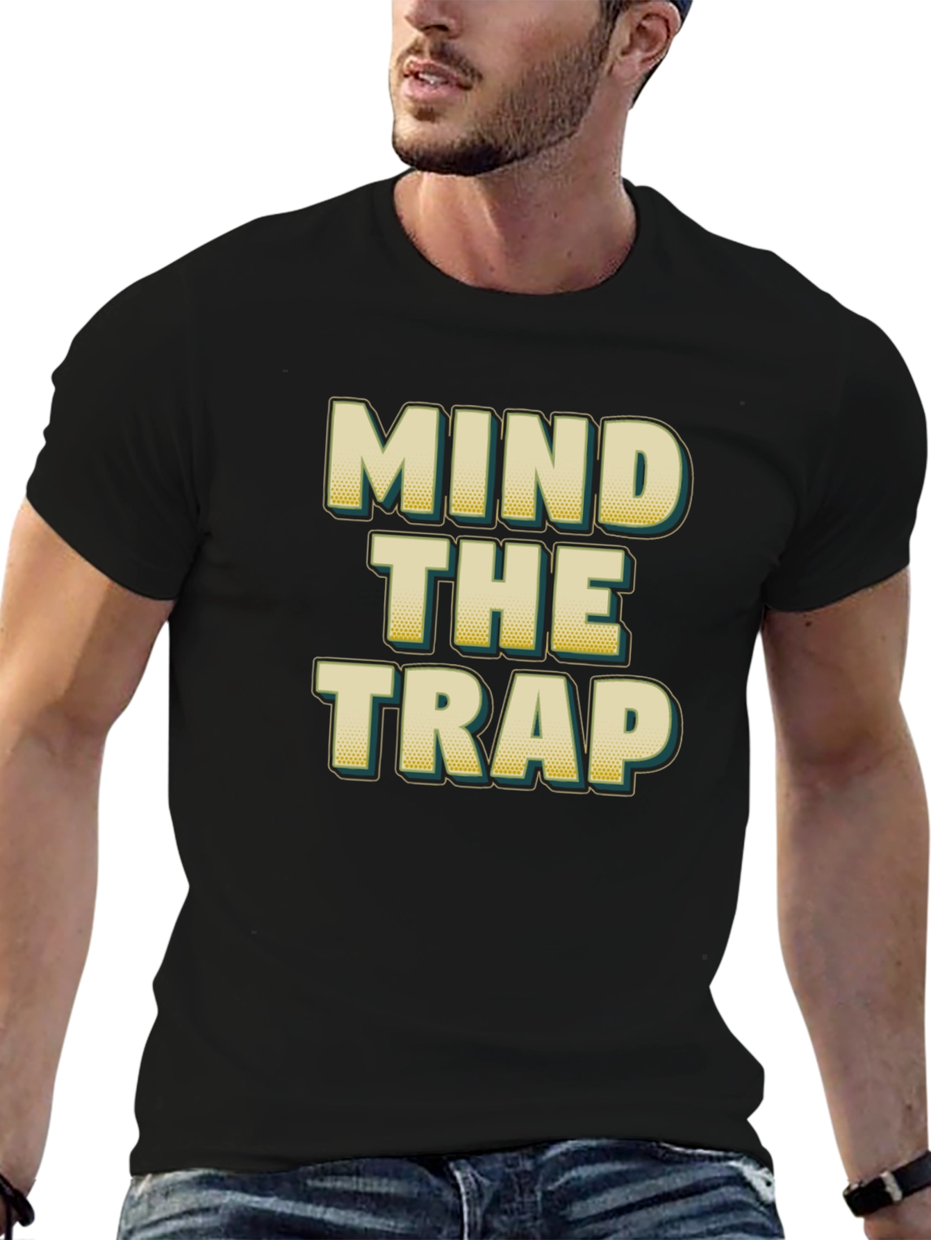Mind The Trap T-Shirt - Novelty Graphic Tee