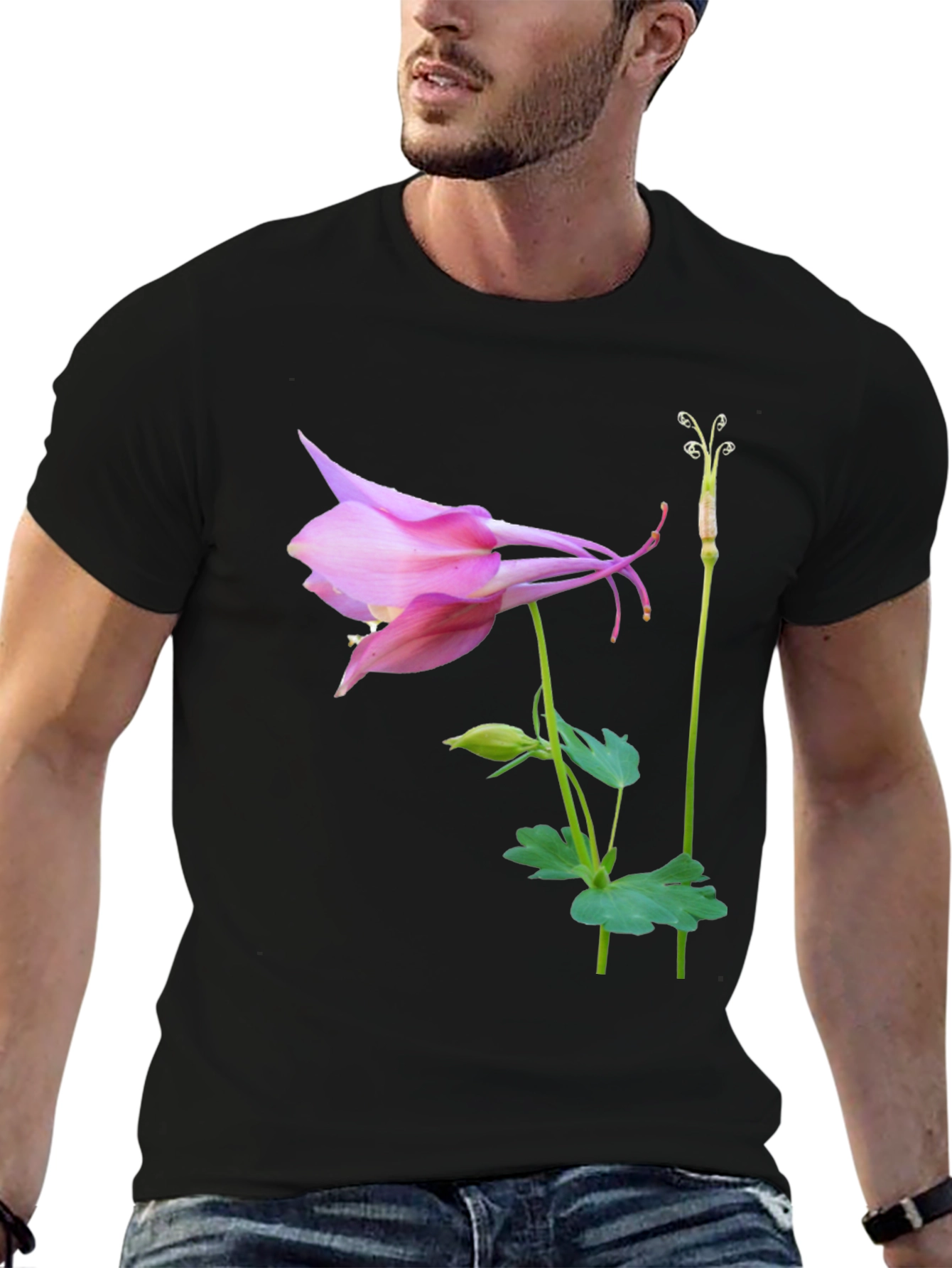 Floral Graphic T-Shirt - Unique Botanical Design