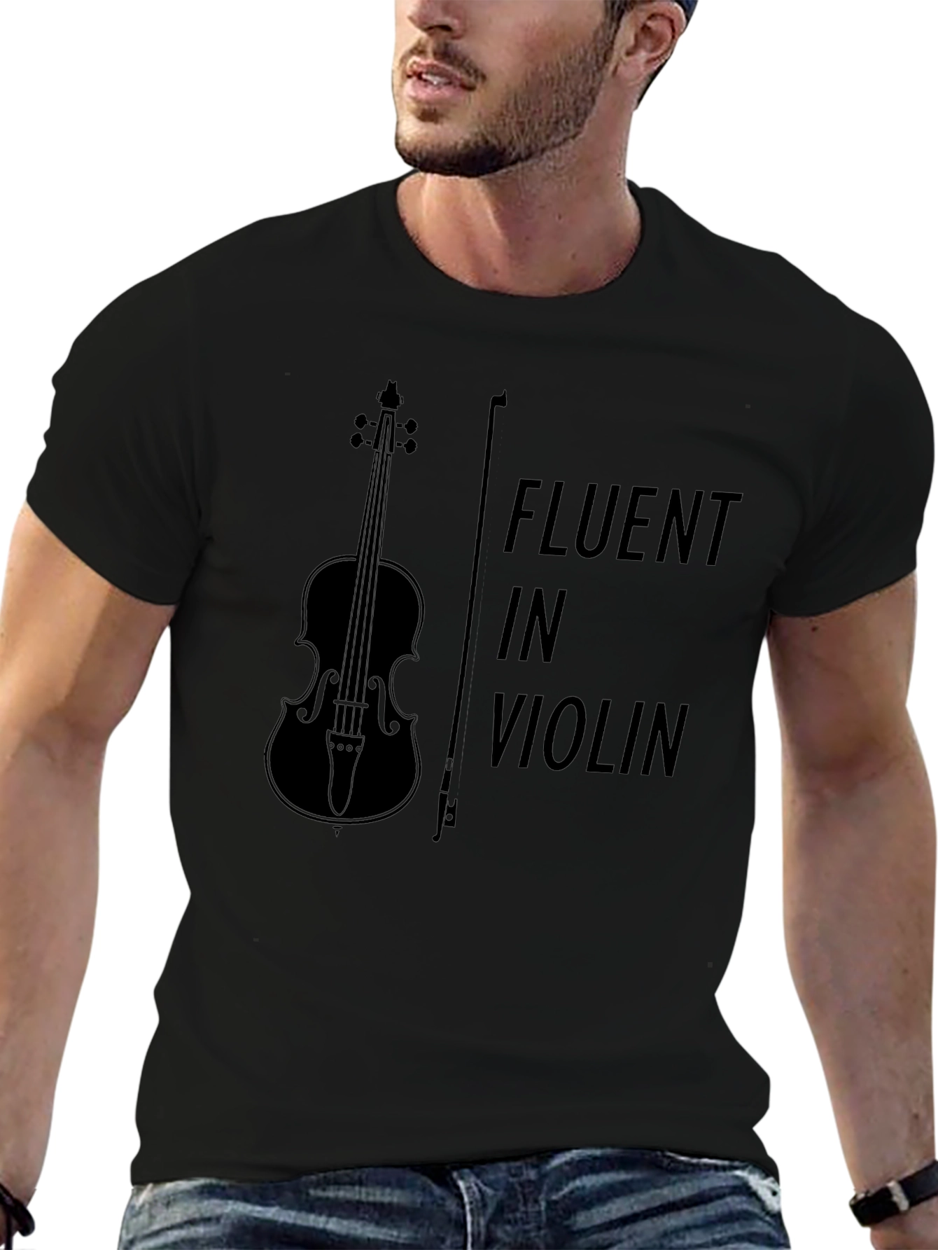 Fluent in Violin T-Shirt - Music Lover Tee