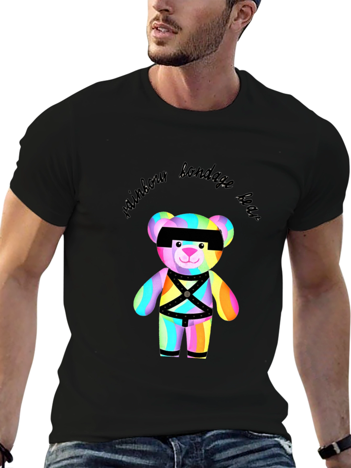 Rainbow Bondage Bear T-Shirt
