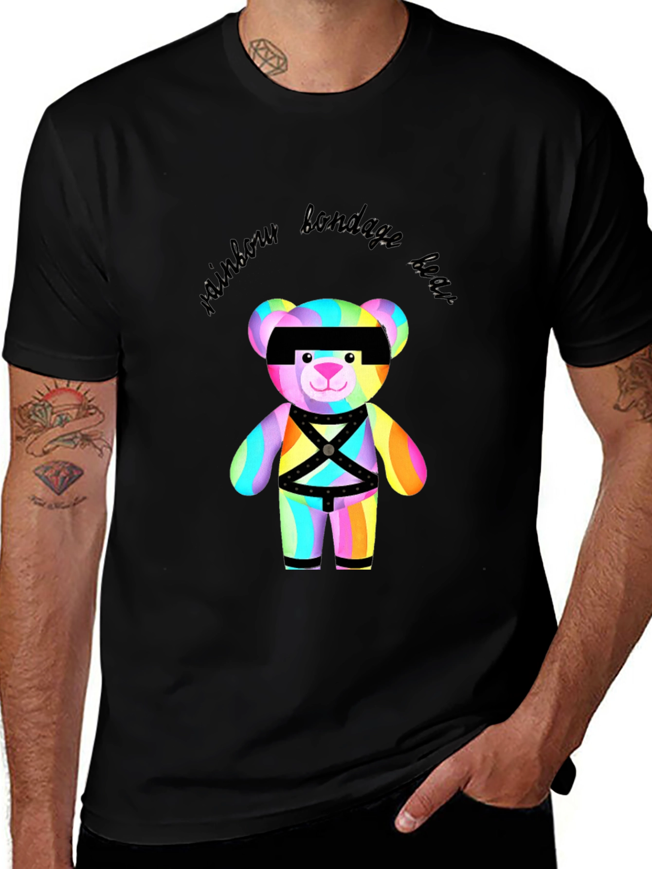 Rainbow Bondage Bear T-Shirt
