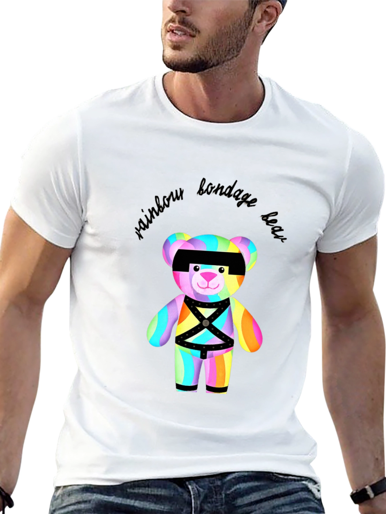 Rainbow Bondage Bear T-Shirt