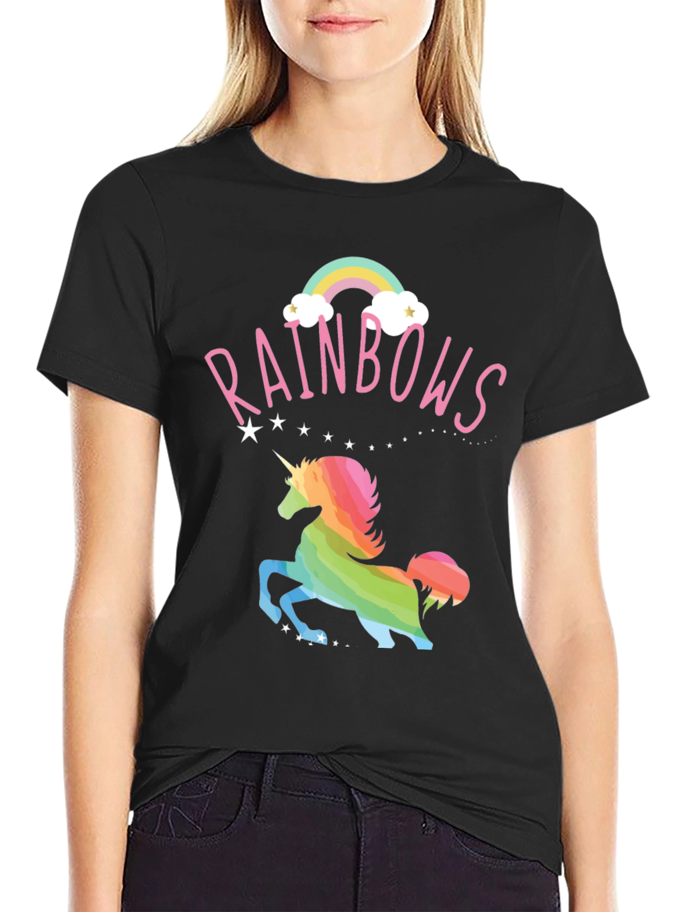 Rainbow Unicorn Graphic T-Shirt