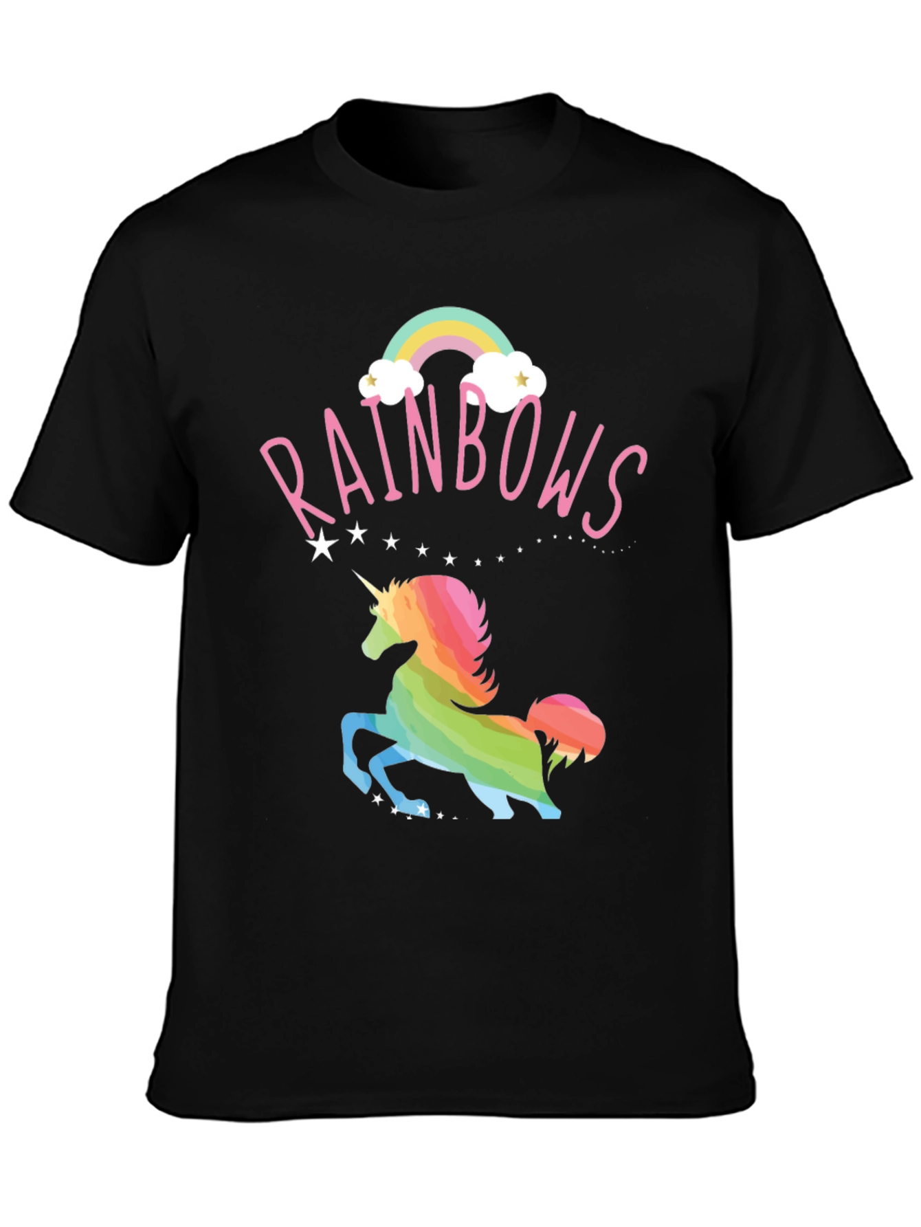 Rainbow Unicorn Graphic T-Shirt