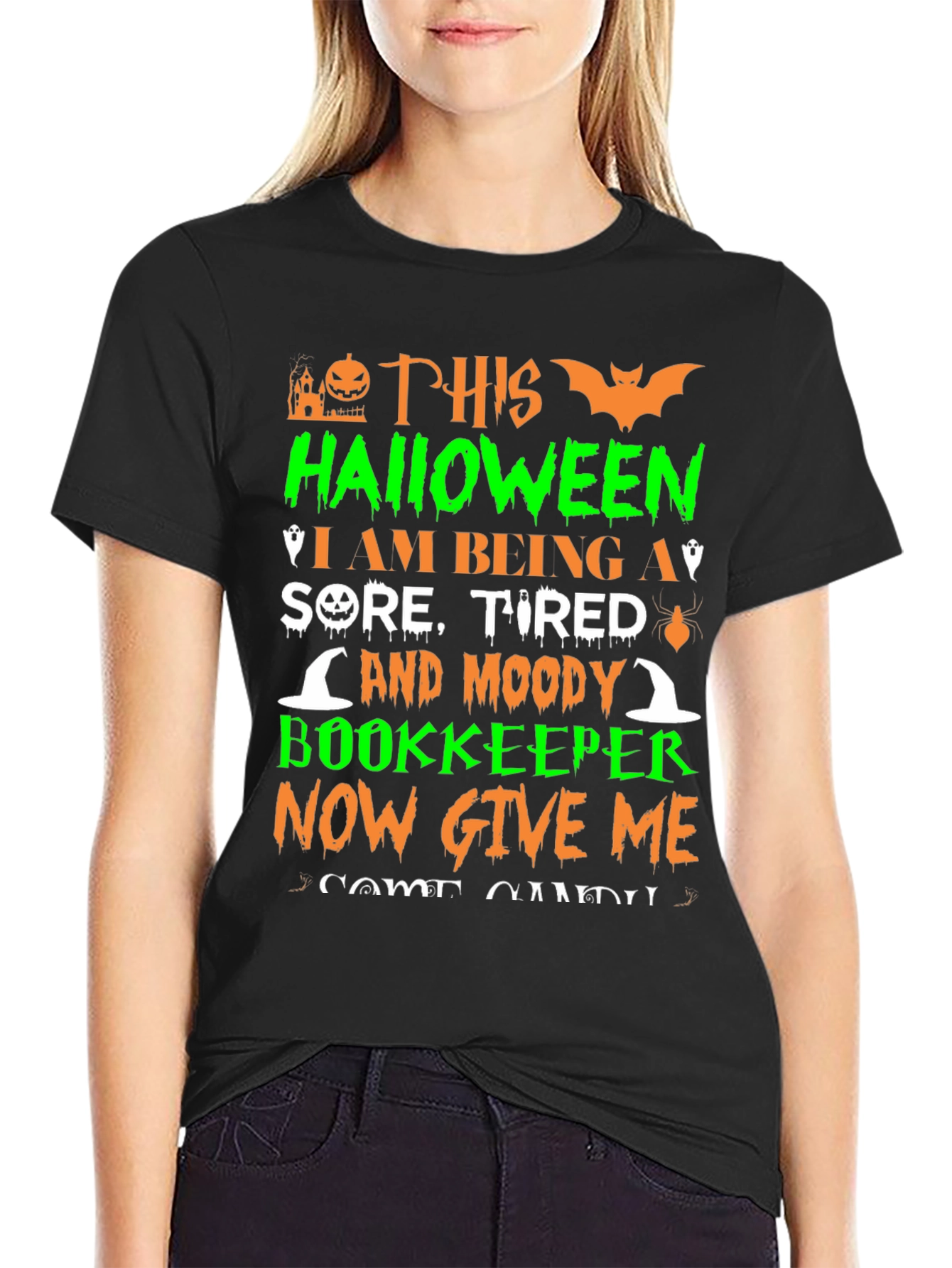 Halloween Bookkeeper T-Shirt