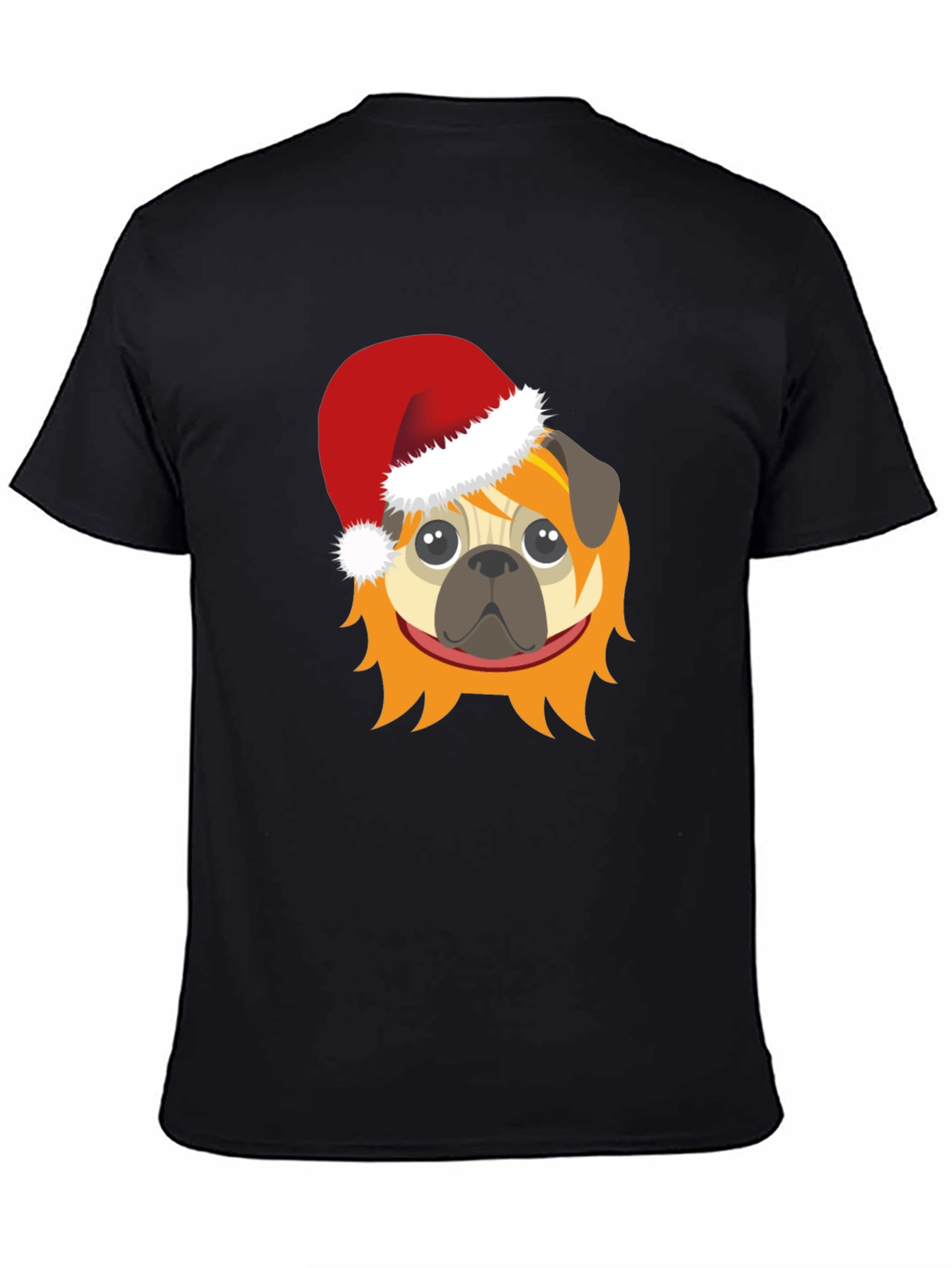 Festive Pug T-Shirt - Holiday Cheer