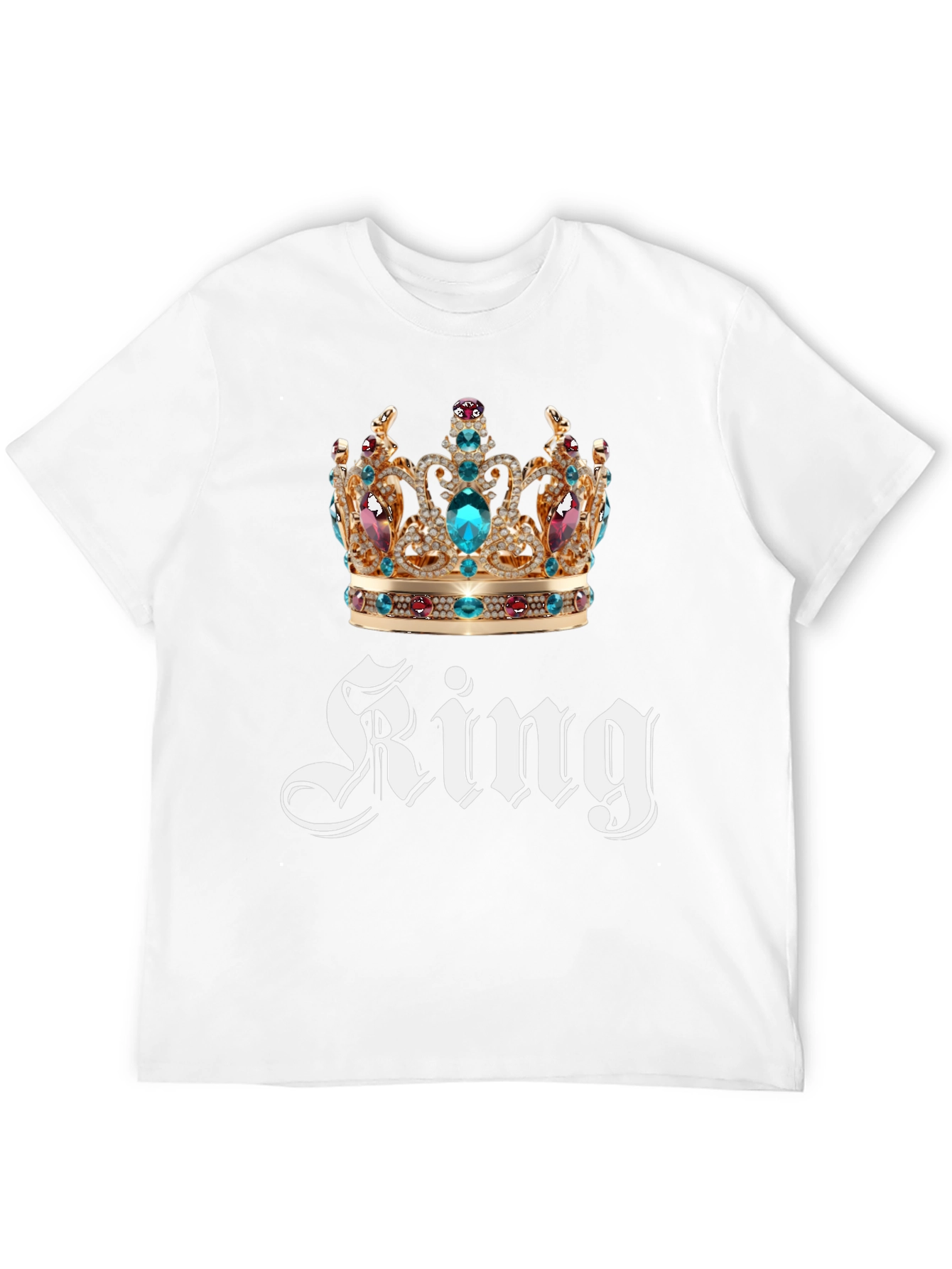 King Crown Graphic Print T-Shirt