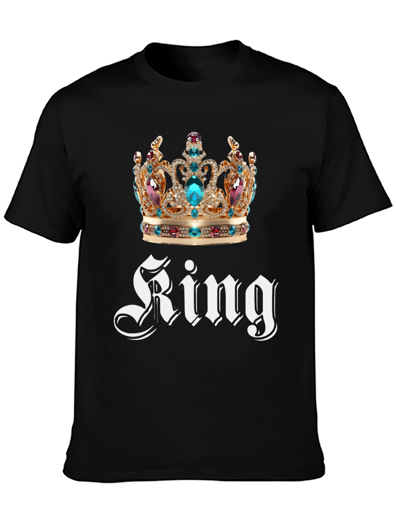 King Crown Graphic Print T-Shirt