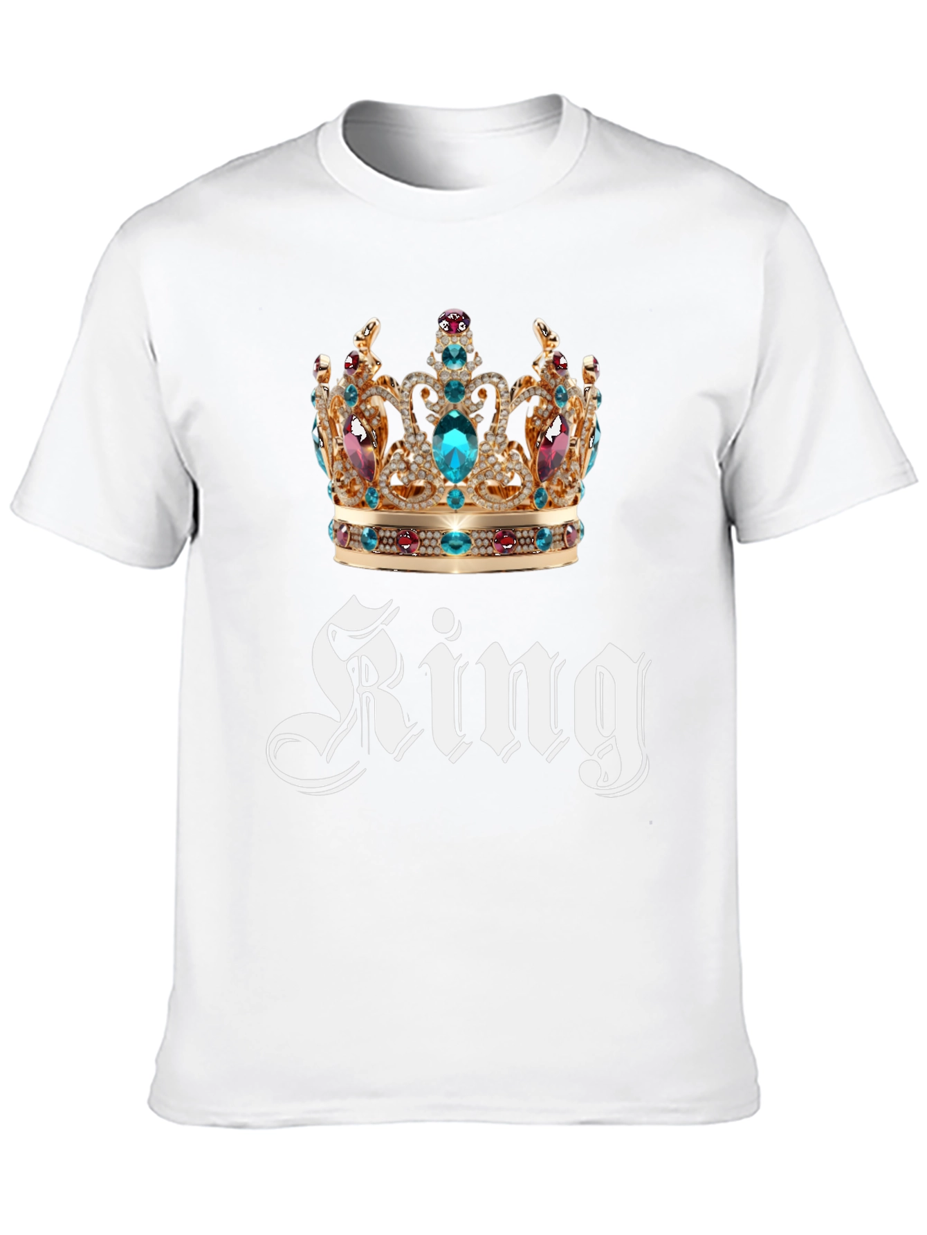 King Crown Graphic Print T-Shirt