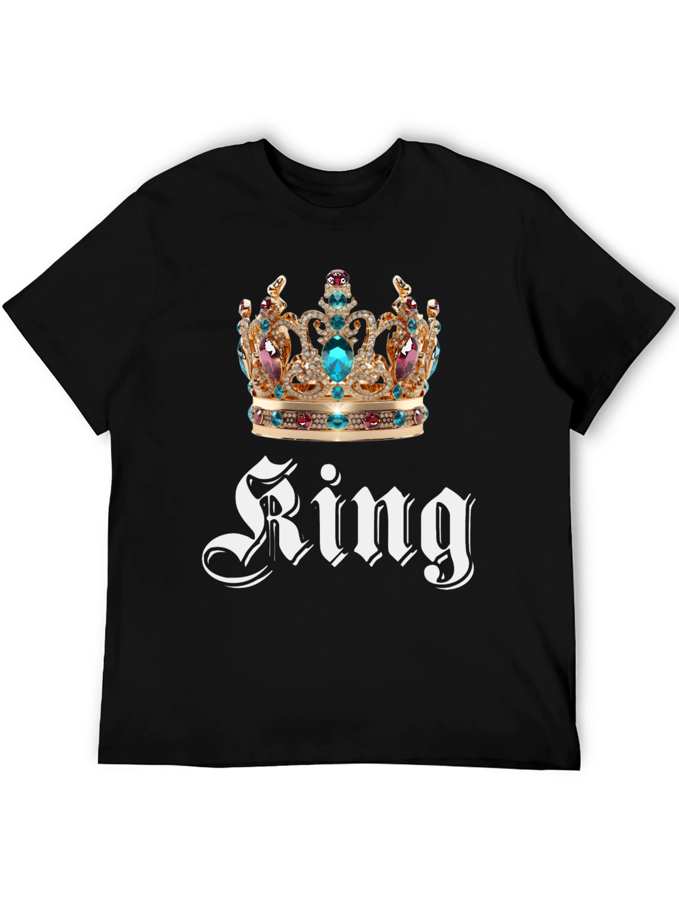 King Crown Graphic Print T-Shirt