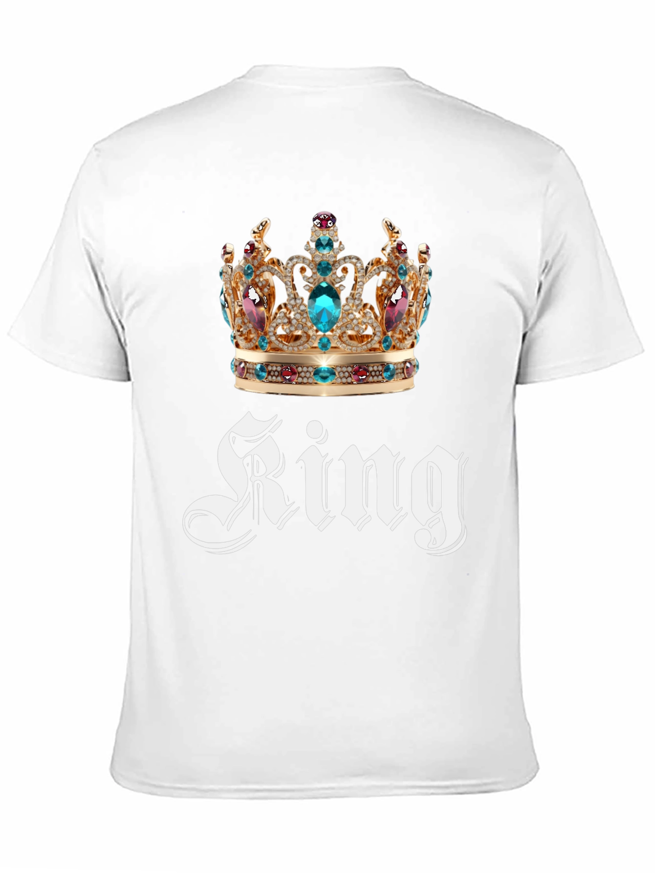 King Crown Graphic Print T-Shirt
