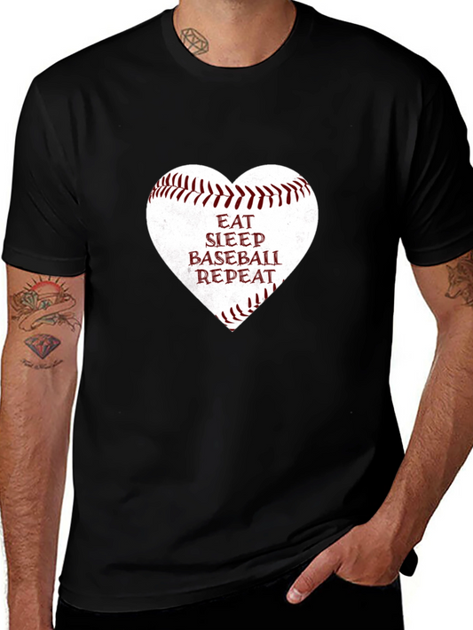 Eat Sleep Baseball Repeat T-Shirt