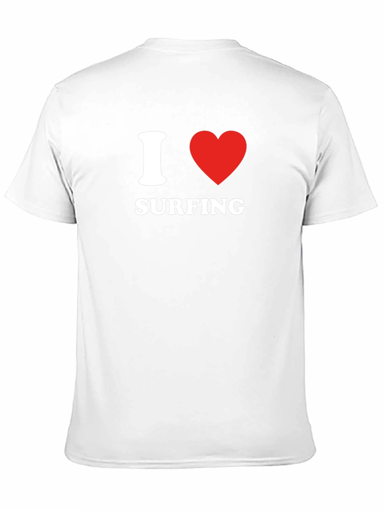 I Heart Surfing Black T-Shirt