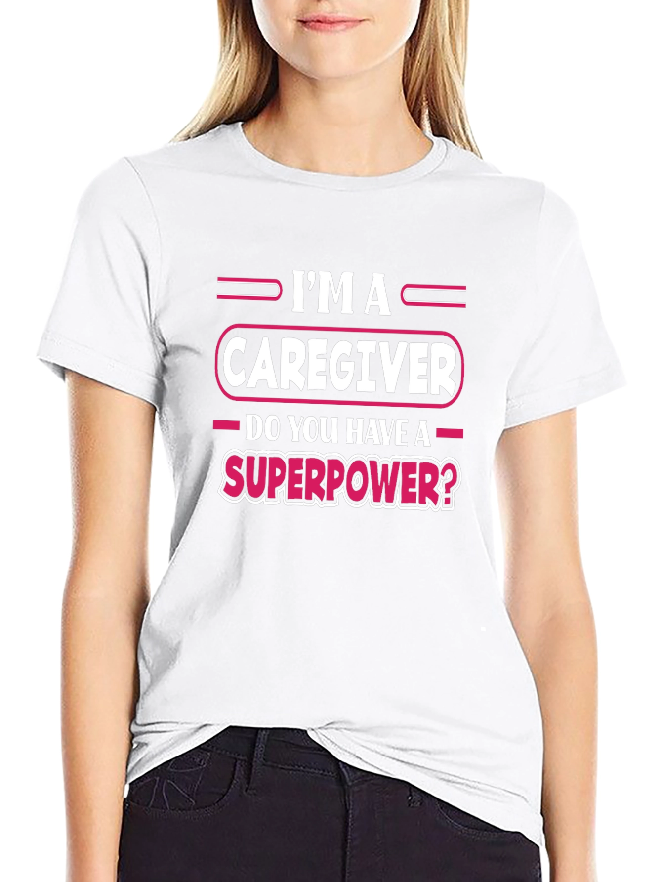 Caregiver Superpower Graphic T-Shirt