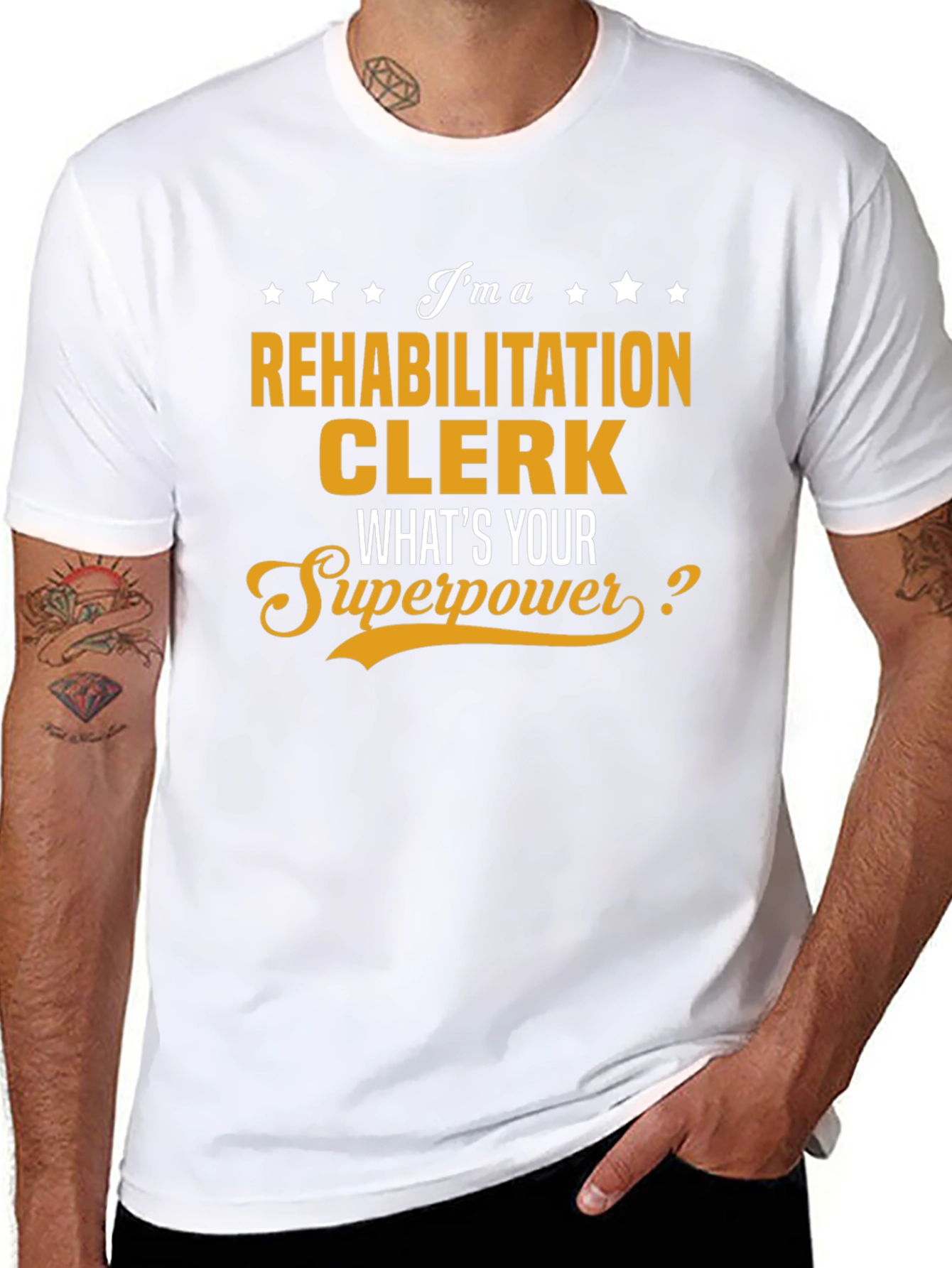 Rehabilitation Clerk Superpower T-Shirt