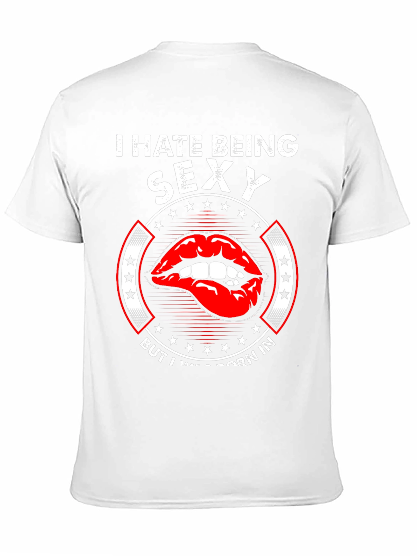 I Hate Being Sexy Black Graphic Tee