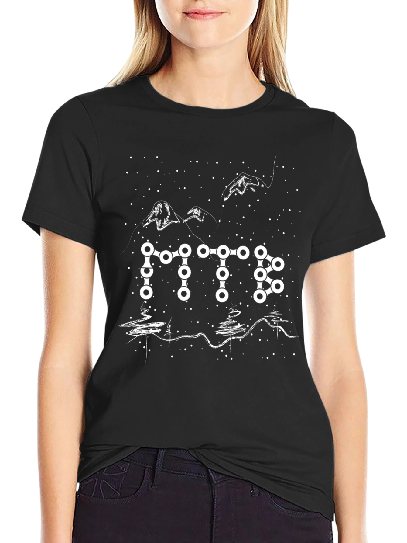 MTB Chain Graphic Tee - Mountain Biking Shirt