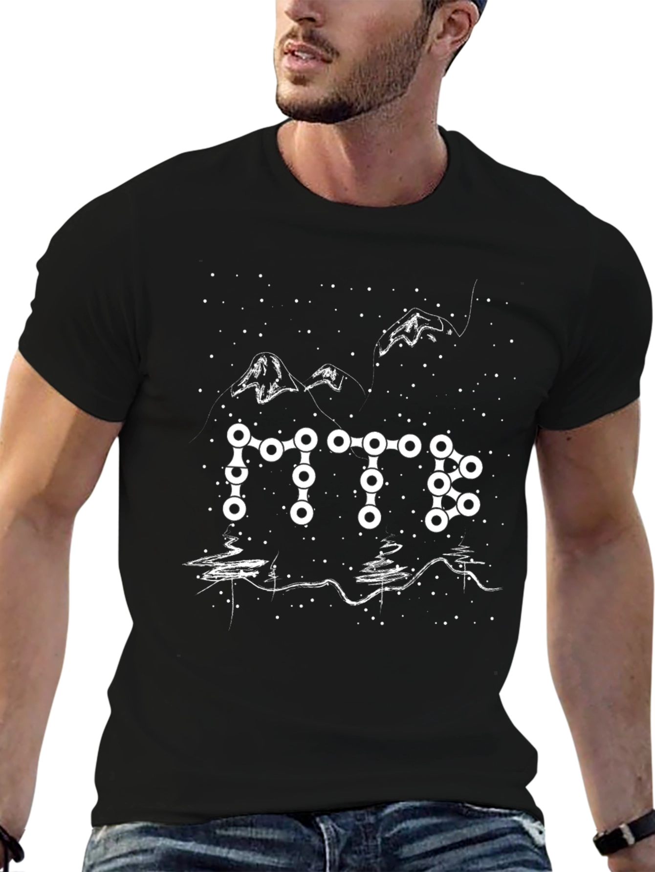 MTB Chain Graphic Tee - Mountain Biking Shirt