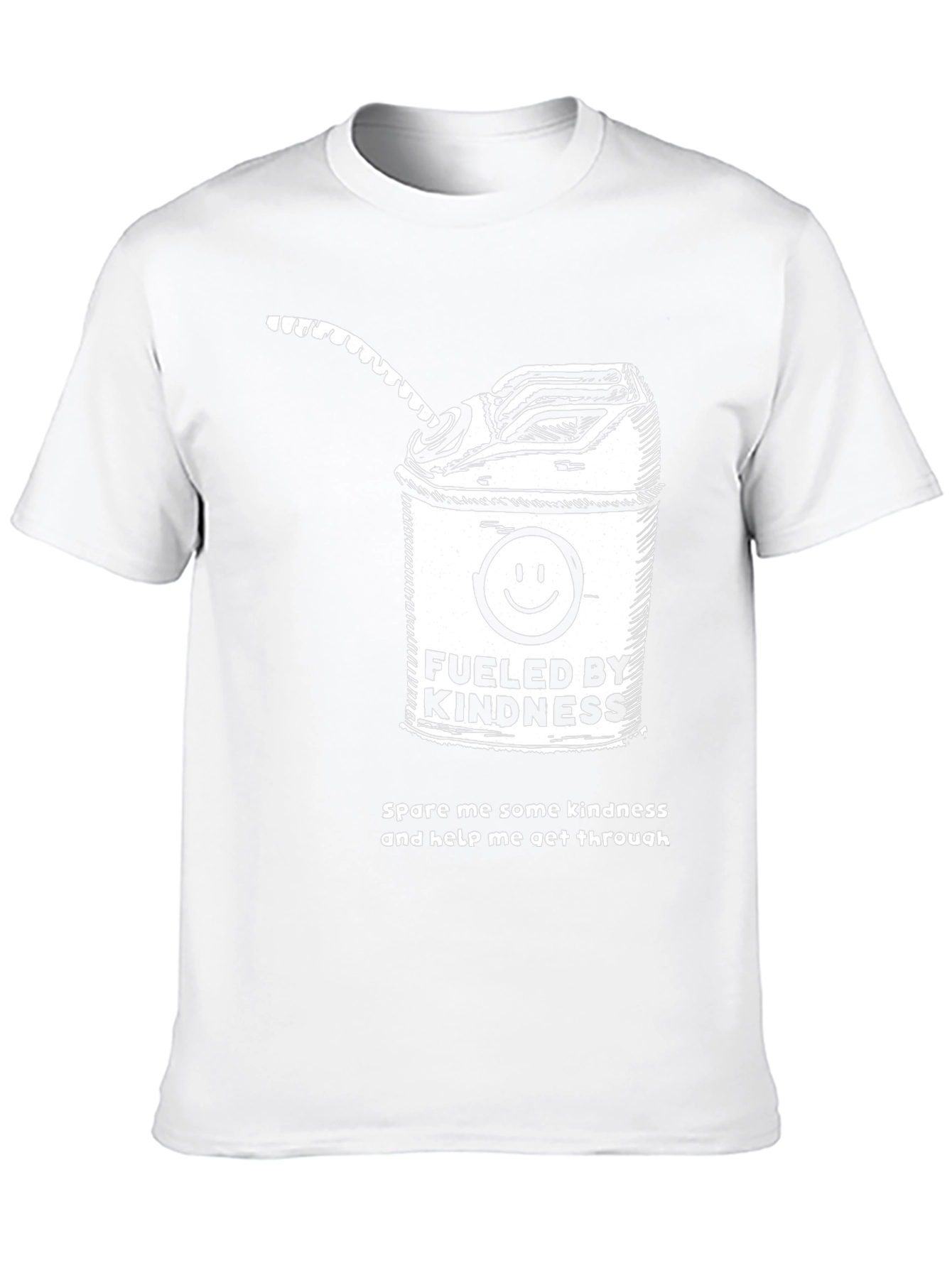 Fueled by Kindness Black Graphic T-Shirt