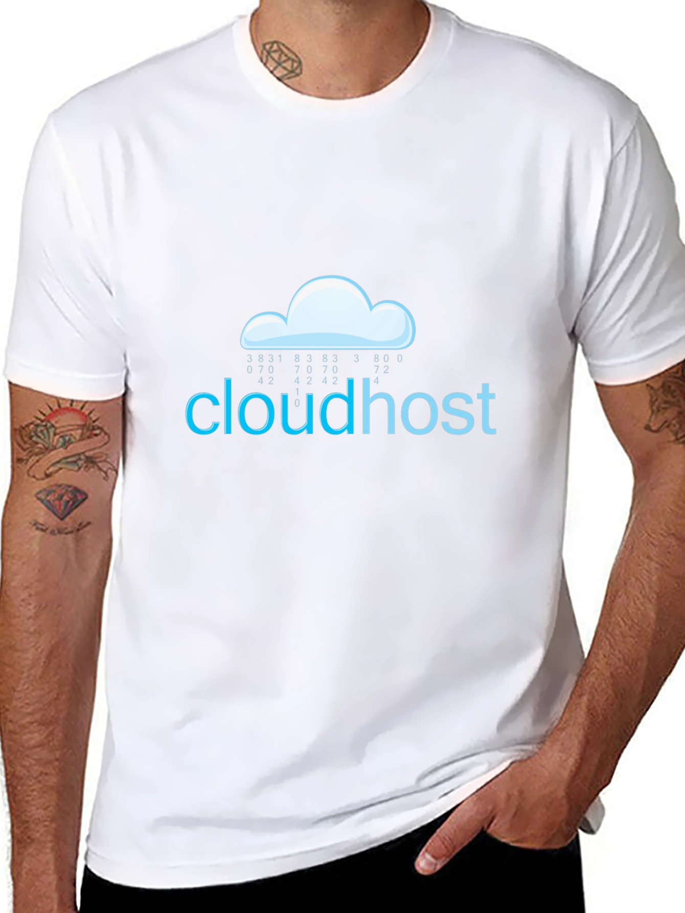 Cloudhost Graphic T-Shirt - Black